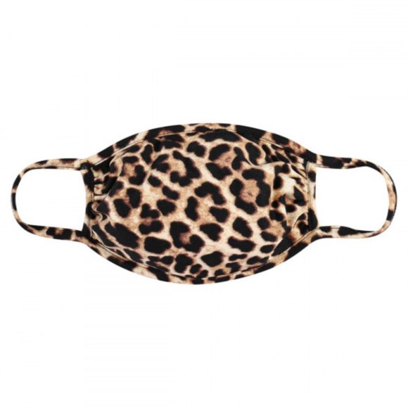 RESTOCKED! 2 FOR $20! Leopard print face mask - Picture 2 of 9